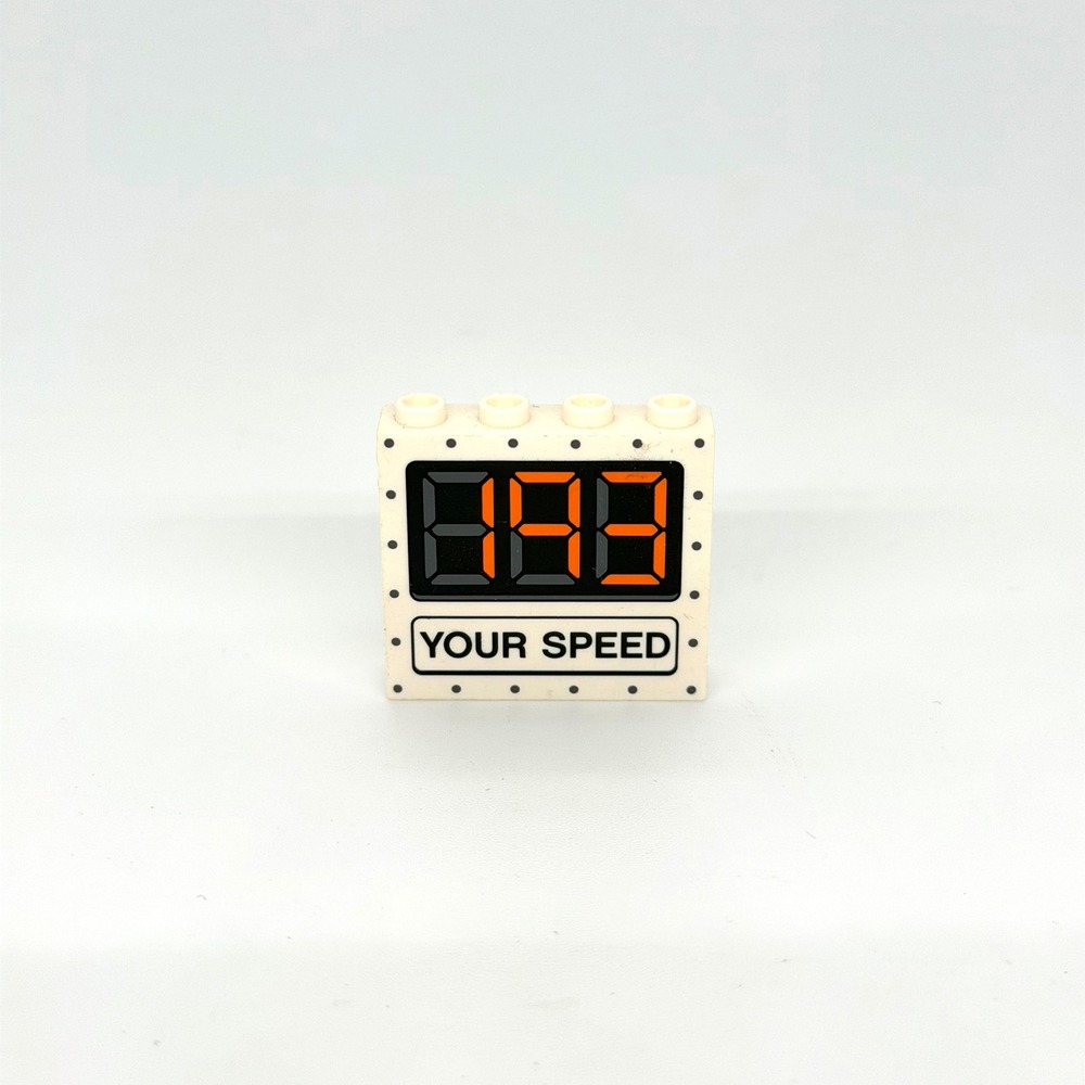 LEGO Speed Display Panel Panel 1x4x3 Your Speed 193 Sign 60581
